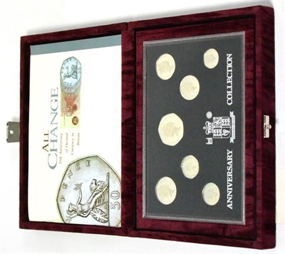 Lot 93 - Silver Anniversary Collection 1996' a silver proof set commemorating the 25th anniversary of...