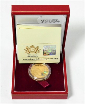 Lot 167 - South Africa, Gold Proof Quarter Ounce Krugerrand 2015, low mintage of 1,000; with cert, in...