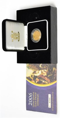 Lot 179 - Proof Sovereign 2006, with cert, in CofI, FDC