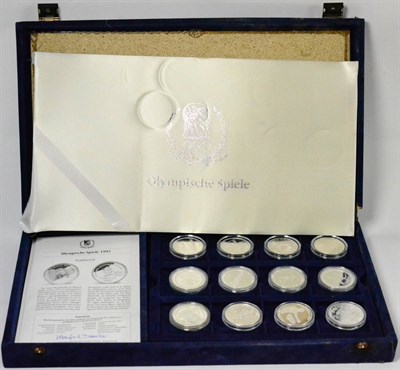 Lot 219 - A Set of 24 x Silver Proof Coins commemorating the Barcelona Olympic Games 1992 & the...