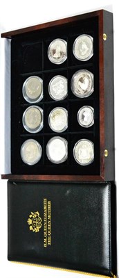 Lot 237 - 8 x Foreign Silver Proof Coins, all 1994, from the 'Queen Mother Lady of the Century' series &...