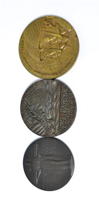 Lot 257 - 3 x medals: (1) General Strike Service Medal 1926 by E Gillick,  obv. FOR SERVICE IN NATIONAL...