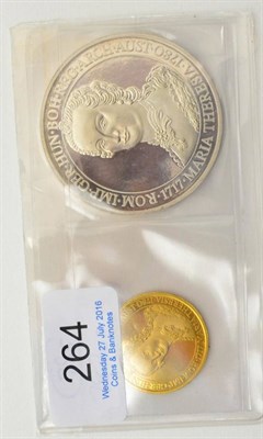 Lot 264 - ~Austria, 2 x Commemorative Medals '200th Anniversary of the Death of Maria Theresa 1780-1980'...