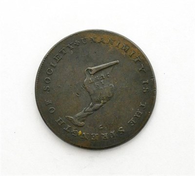 Lot 277 - USA, 'Kentucky' Copper Token, no date (minted in England circa 1792-94); obv. 'UNANIMITY IS THE...