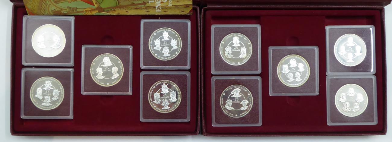 ケイマン諸島①　25ドル銀貨（Silver Kings Collection） ケイマン諸島① 25ドル銀貨（Silver Kings Collection