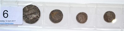 Lot 6 - Charles I Groat, Aberystwyth Mint, MM book, obv. small bust not touching inner circle, plume in...