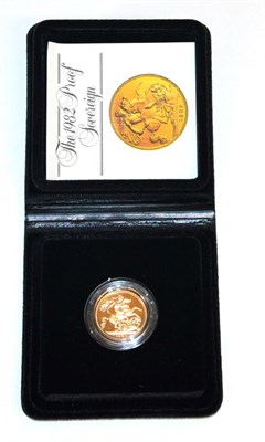 Lot 39 - Proof Sovereign 1982, with cert, in wallet of issue, FDC
