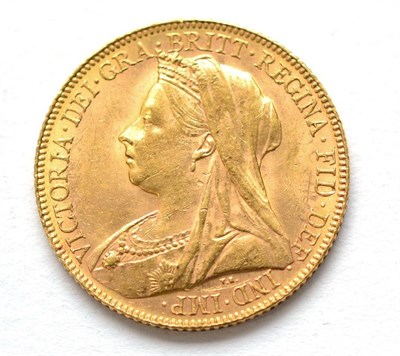 Lot 49 - Victoria Sovereign 1900, contact marks & minor edge imperfections VF+