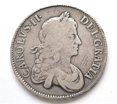 Lot 86 - Charles II Crown 1671 V.TERTIO, second bust, contact marks, faint scratches in obv. field, good...