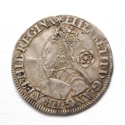 Lot 87 - Elizabeth I Milled Sixpence 1562, MM star; tall, narrow bust with plain dress & large rose,...
