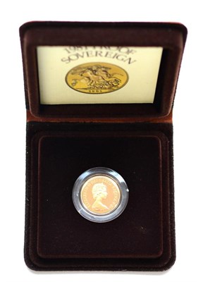 Lot 93 - Proof Sovereign 1981, with cert, in wallet of issue, FDC