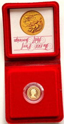 Lot 94 - Proof Half Sovereign 1980, with cert, in wallet of issue, FDC