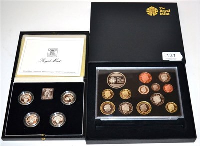 Lot 131 - UK Proof Set 2010, 12 coins comprising standard 1p to £2 (8 coins) & 4 x commemoratives:...