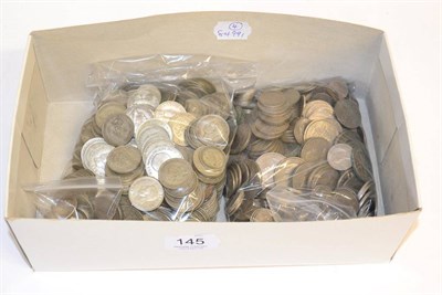Lot 145 - £21.95 Face Value Pre-47 Silver, together with £2.22½ face value pre-20 silver & £23.50