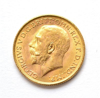 Lot 157 - George V, Sovereign 1918I (Bombay Mint), obv. dig on king's neck o/wise GVF