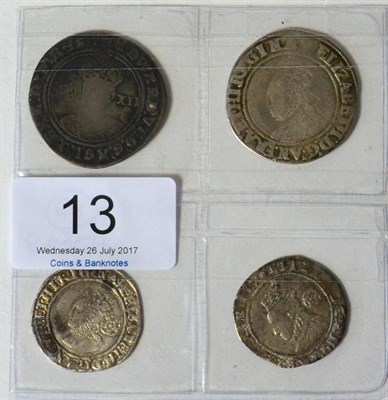 Lot 13 - Edward VI Shilling, fine silver issue, facing bust, MM tun; full, round flan & full, clear legends