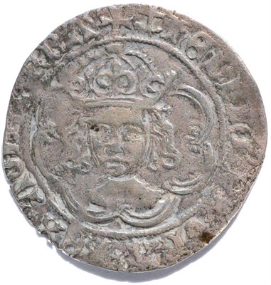 Lot 26 - Henry VII Groat, facing bust type, London Mint, MM anchor; obv. crown with one jewelled & one plain