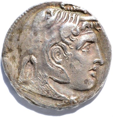 Lot 34 - Ptolemaic Egypt, Ptolemy I Soter, silver tetradrachm, circa 305-285BC; obv. head of Alexander...