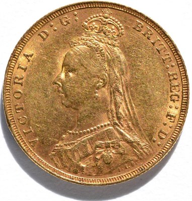 Lot 36 - Victoria Sovereign 1891, minor contact marks/rim imperfections, AVF/VF