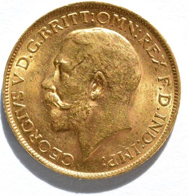 Lot 41 - George V, Sovereign 1912, minor contact marks GVF