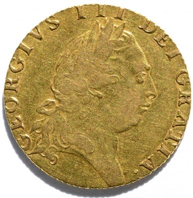 Lot 71 - George III Guinea 1791, fifth laureate head, 'spade' rev., 8.34g, trivial contact marks, good edge