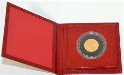 Lot 88 - Jersey Gold Proof £1 1983 'Parish of St Helier,'  19.75g, 22ct gold, in red leatherette...