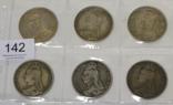 Lot 142 - Victoria, a Set of 6 x Jubilee Head Crowns comprising: 1887 minor contact marks, faint...