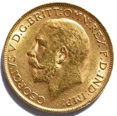 Lot 157 - George V Sovereign 1912, contact marks VF