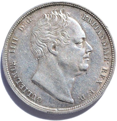 Lot 160 - William IV, Halfcrown 1836, (possibly 6 over 5), obv contact marks/faint hairlines, light...