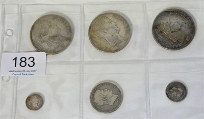 Lot 183 - France, 4 x Silver Coins of Napoleon comprising: 3 x 5 francs: 1811H La Rochelle Mint, contact...