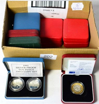 Lot 202 - A Collection of Silver Proofs comprising: 2 x £2: 1994 'Tercentenary of the Bank of England'...