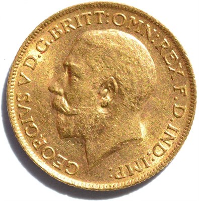 Lot 218 - George V Sovereign 1912, minor contact marks AVF/VF