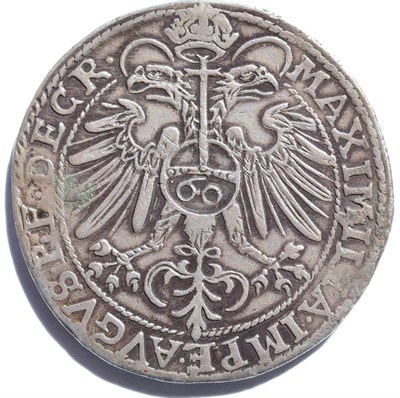 Lot 247 - Austrian States, Salzburg Silver Guldenthaler 1573, Johann Jakob Khuen von Belasi; obv. IO IAC...