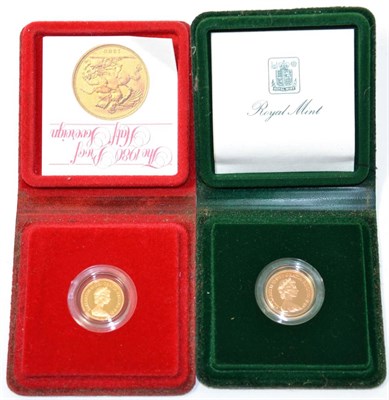 Lot 323 - Proof Sovereign 1980 & Proof Half Sovereign 1980, with certs, in wallets of issue, FDC