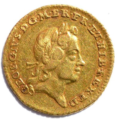 Lot 326 - George I Quarter Guinea 1718, obv. hairlines/flecking o/wise generally good edge & surfaces,...