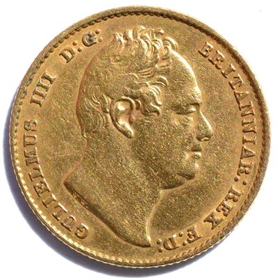 Lot 329 - William IV Sovereign 1832, obv contact marks, good edge, GFine/VF