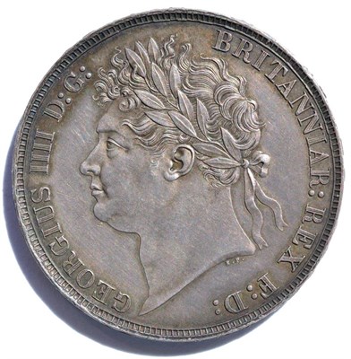 Lot 333 - George IV Crown 1822 TERTIO, obv. a few tiny contact marks /wise virtually flawless edge &...