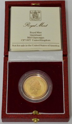 Lot 358 - Proof Sovereign 1985, with cert, in CofI, FDC