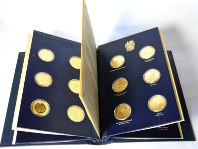 Lot 382 - A Complete Set of 24 x Churchill Centenary Medals, authorised by the Churchill Centenary Trust,...