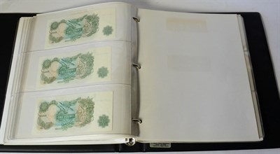 Lot 395 - An Album Containing a Large Collection of Bank of England Notes comprising: 3 x £50:...