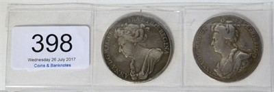 Lot 398 - Anne, 2 x Commemorative Silver Medals: (1) Coronation 1702 official Coronation issue by J...