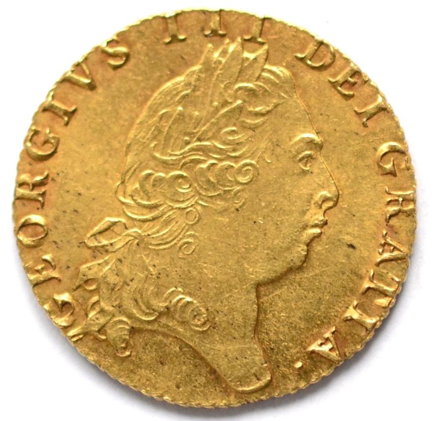 Lot 25 - George III Guinea 1798, 8.3g, minor hairlines/flecking o/wise lustrous VF