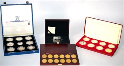 Lot 27 - Queen's Silver Jubilee 1977 a Set of 7 x Silver Crowns: UK, Jersey, Guernsey, Gibraltar, Mauritius