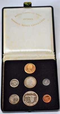Lot 29 - Canada Specimen Set 1967 'Confederation Centennial' a 7-coin set comprising: gold 20 dollars 18.3g