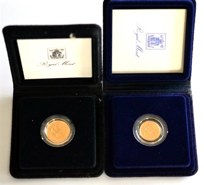 Lot 67 - Proof Sovereign 1982 & Proof Half Sovereign 1982, with certs, in wallets of issue, FDC