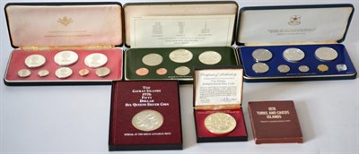 Lot 114 - 3 x Foreign Proof Sets comprising: Philippines 1976 8 coins 1 sentimo to 50 piso (50 piso .925...