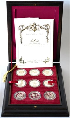 Lot 146 - 40th Anniversary of the Coronation,' a complete set of 18 x commemorative crowns, issued by UK,...
