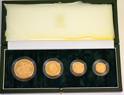Lot 168 - The UK Gold Proof Sovereign Collection 2005' a 4-coin set comprising: £5, £2, sovereign &...