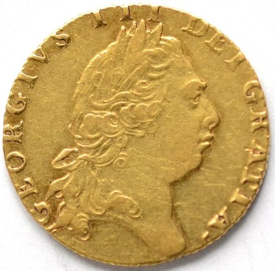 Lot 203 - George III Guinea 1795, fifth laureate head, 'spade' rev., minor hairlines GFine
