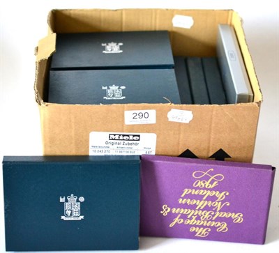 Lot 290 - 20 X UK Proof Sets: 1980 & 1984 to 2000 inclusive (includes 2 x 1991 & 2 x 1997), with certs,...